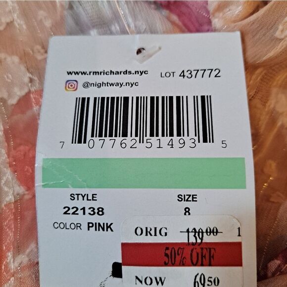 NWT NIGHTWAY High Low Womens Dress size 8 MSRP $139 - Picture 7 of 9